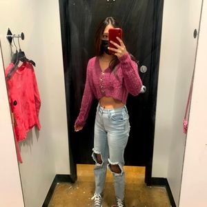 button up cardigan from tillys. size small